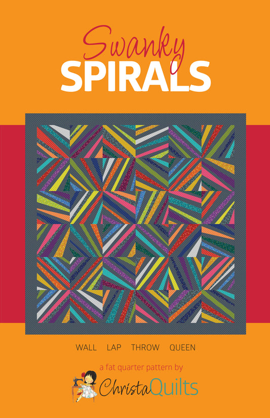 CQ137 Swanky Spirals Quilt Pattern Wholesale - Minimum Purchase of 3 per pattern