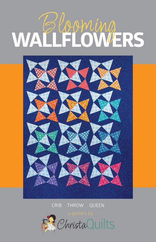 CQ120 Blooming Wallflowers Pattern Wholesale - Minimum Purchase of 3 per pattern
